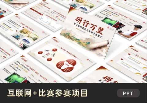 大学生创业比赛路演PPT